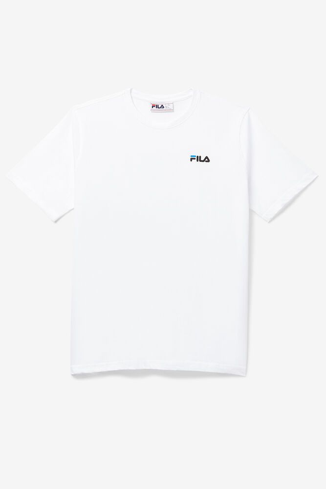 Fila T Skjorte Herre Hvite Shoe Tower 102946-NDZ